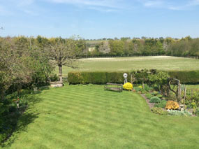 View of front garden from Twin Bedroom